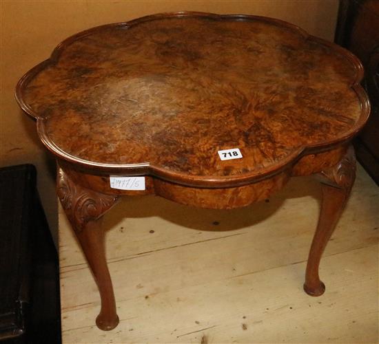 19303/40s walnut-veneered occasional table